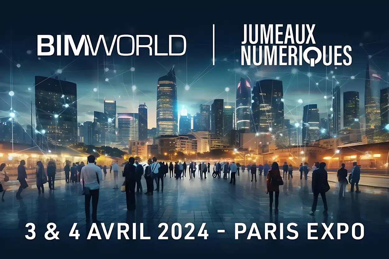 Visuel du BIM World 2024, 3 et 4 avril à Paris Expo