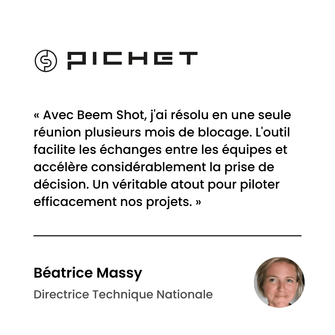 Témoignage client Pichet