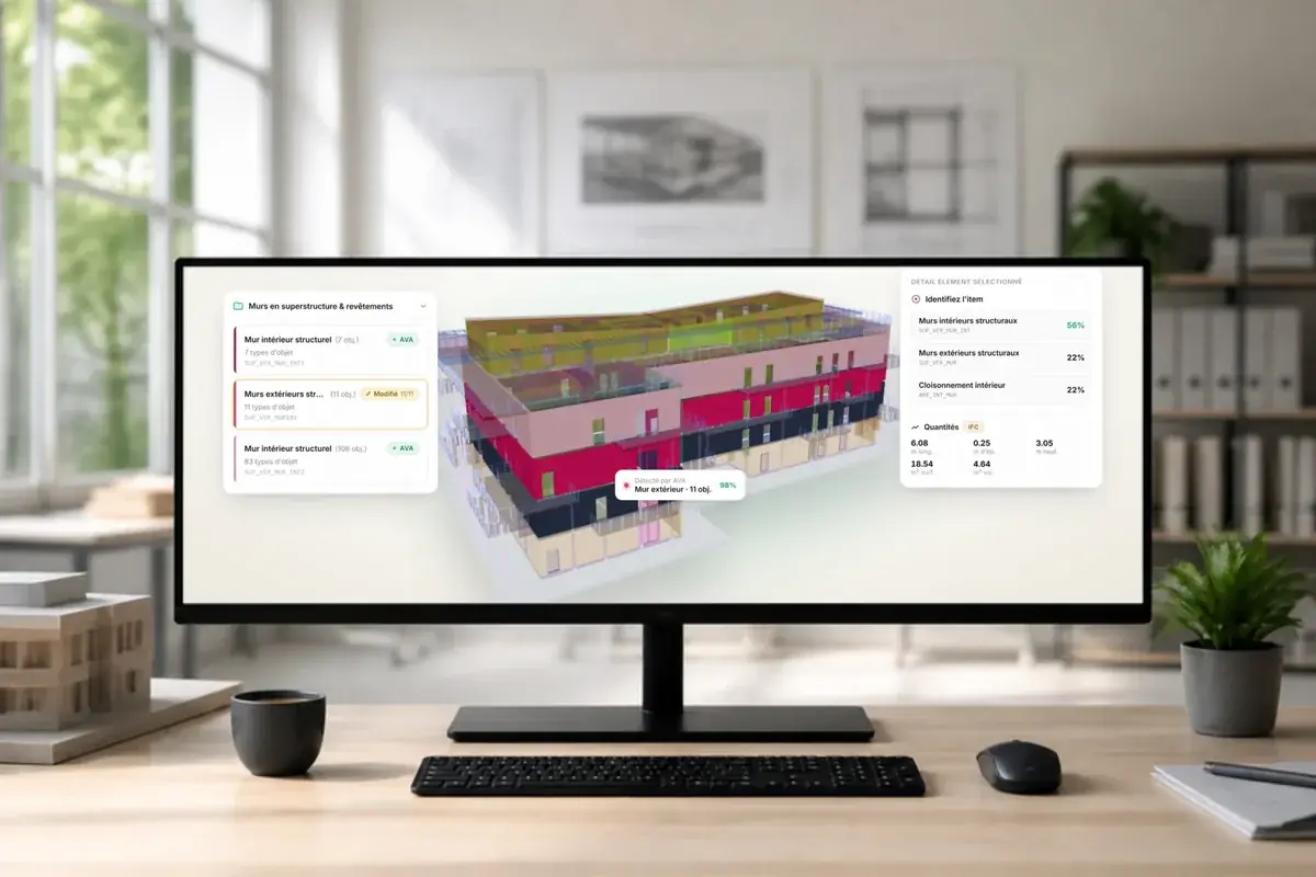 BIM et ACV RE2020 : préparer le modèle 3D pour le calcul