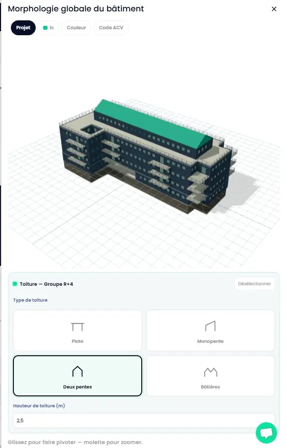 Le modèle 3D, par IA